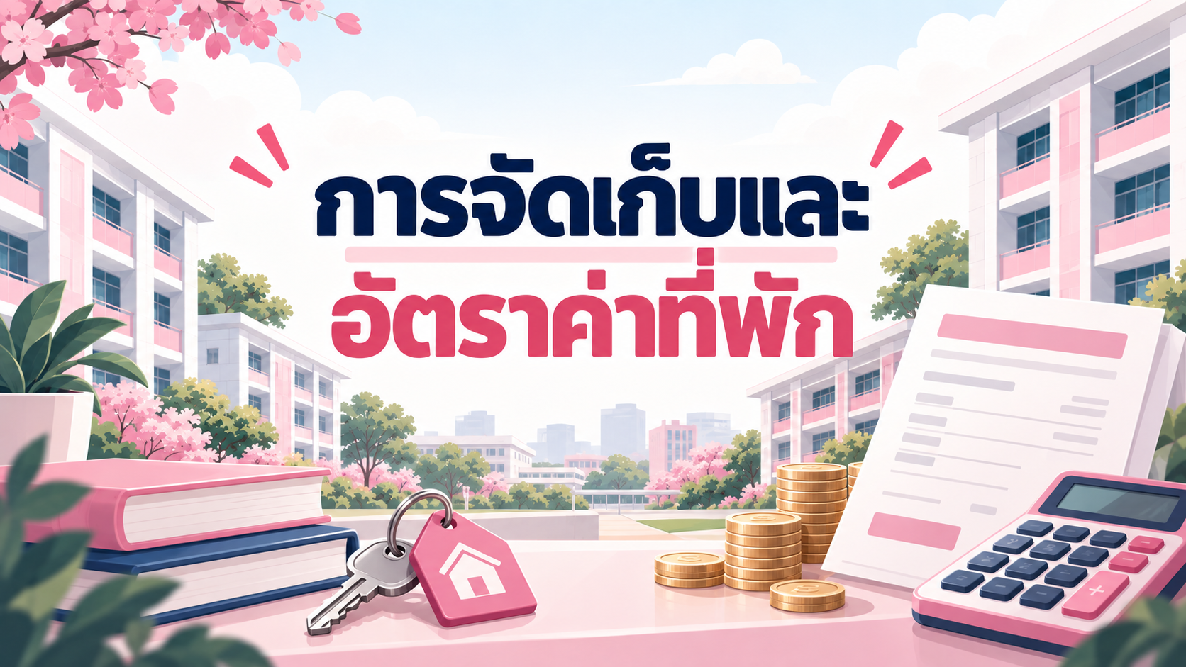 การจัดเก็บและอัตราค่าที่พัก